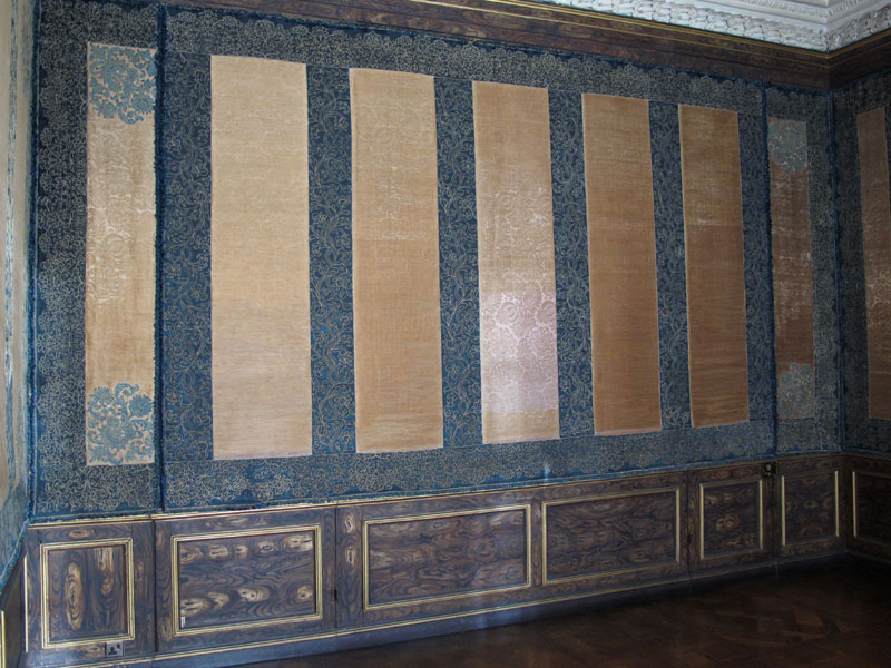 Ham House North wallhanging afterconservation treatment
