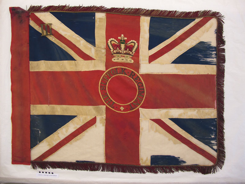 The front of the Queen's Colour.