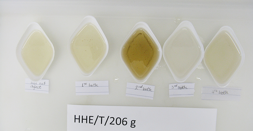 Wash bath samples of cleaning Copehood 206g