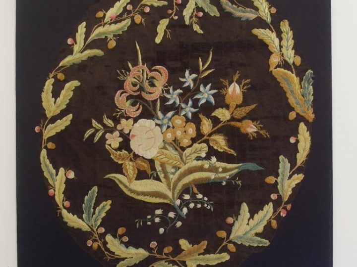 Conserving an Embroidered Fragment by Mrs Delany