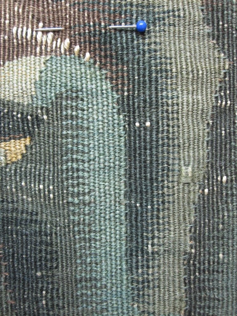 An open slit after re-stitching