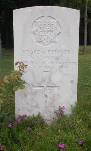 Arthur Prykes Memorial Stone